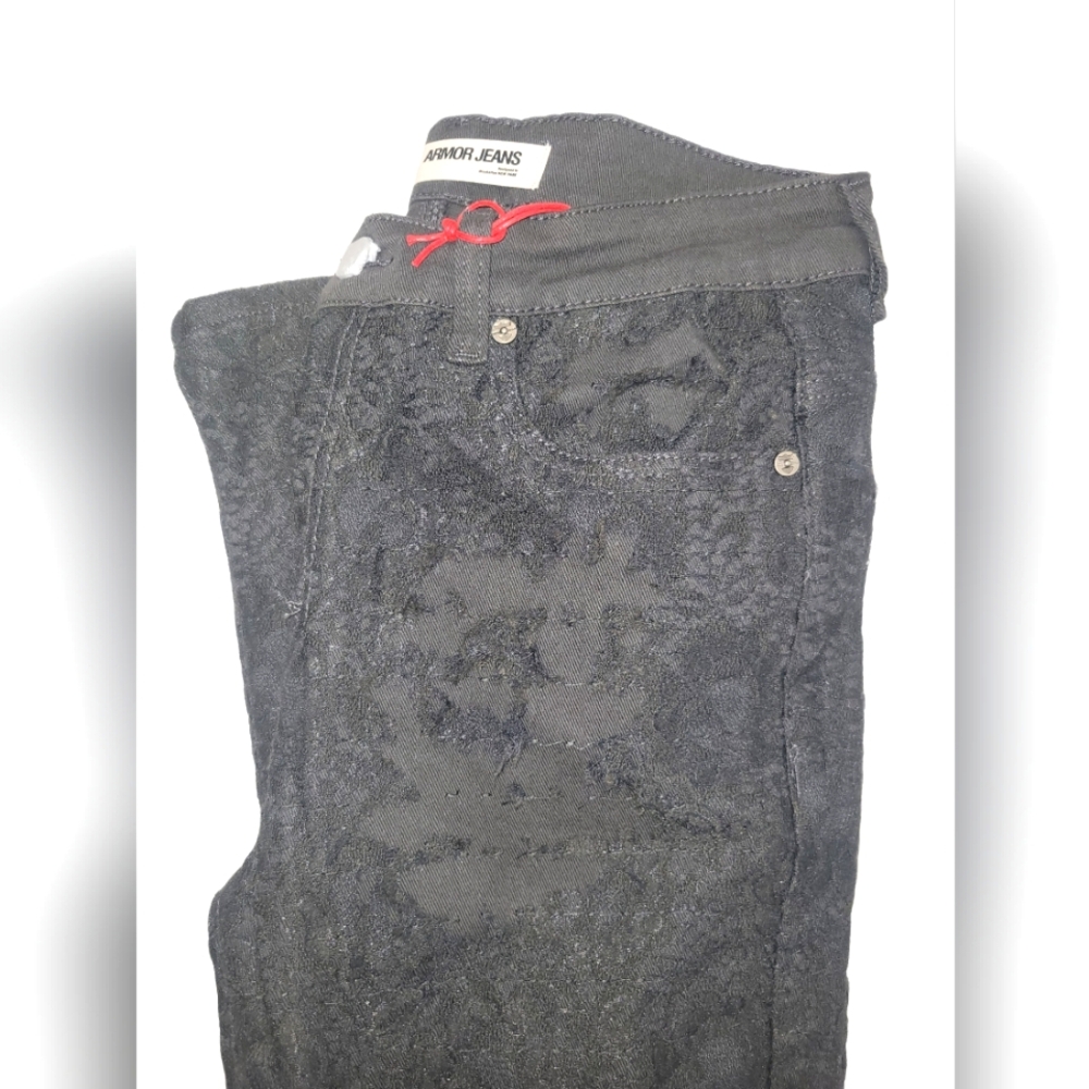Lace Layered Denim